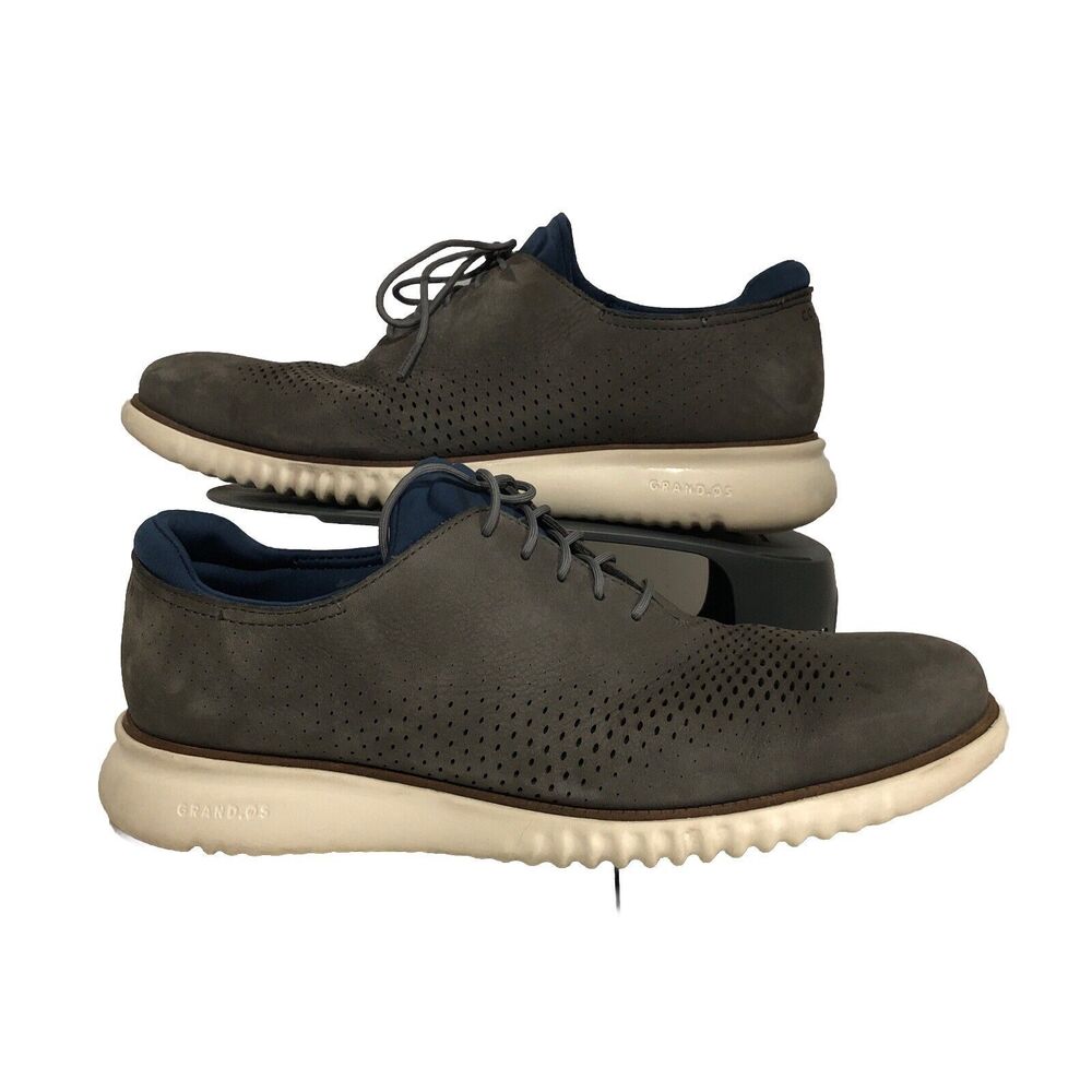 Cole Haan Men's 2.ZERØGRAND Lined Laser Wingtip Oxford Style C36944 Sz 10.5 Shoe